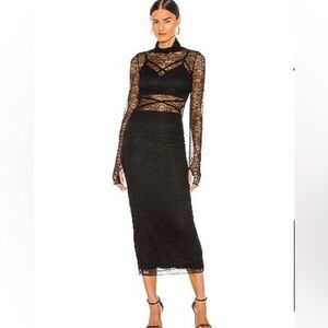 Lizzo Dress in Noir Lace
AFRM